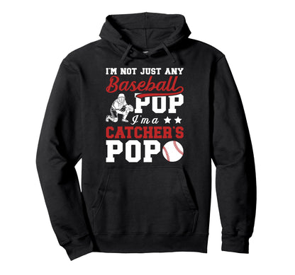 Im Baseball Catcher Pop Baseball Catcher Hoodie - Unique Graphic Unisex - T-Shirt, Sweatshirt, Hoodie