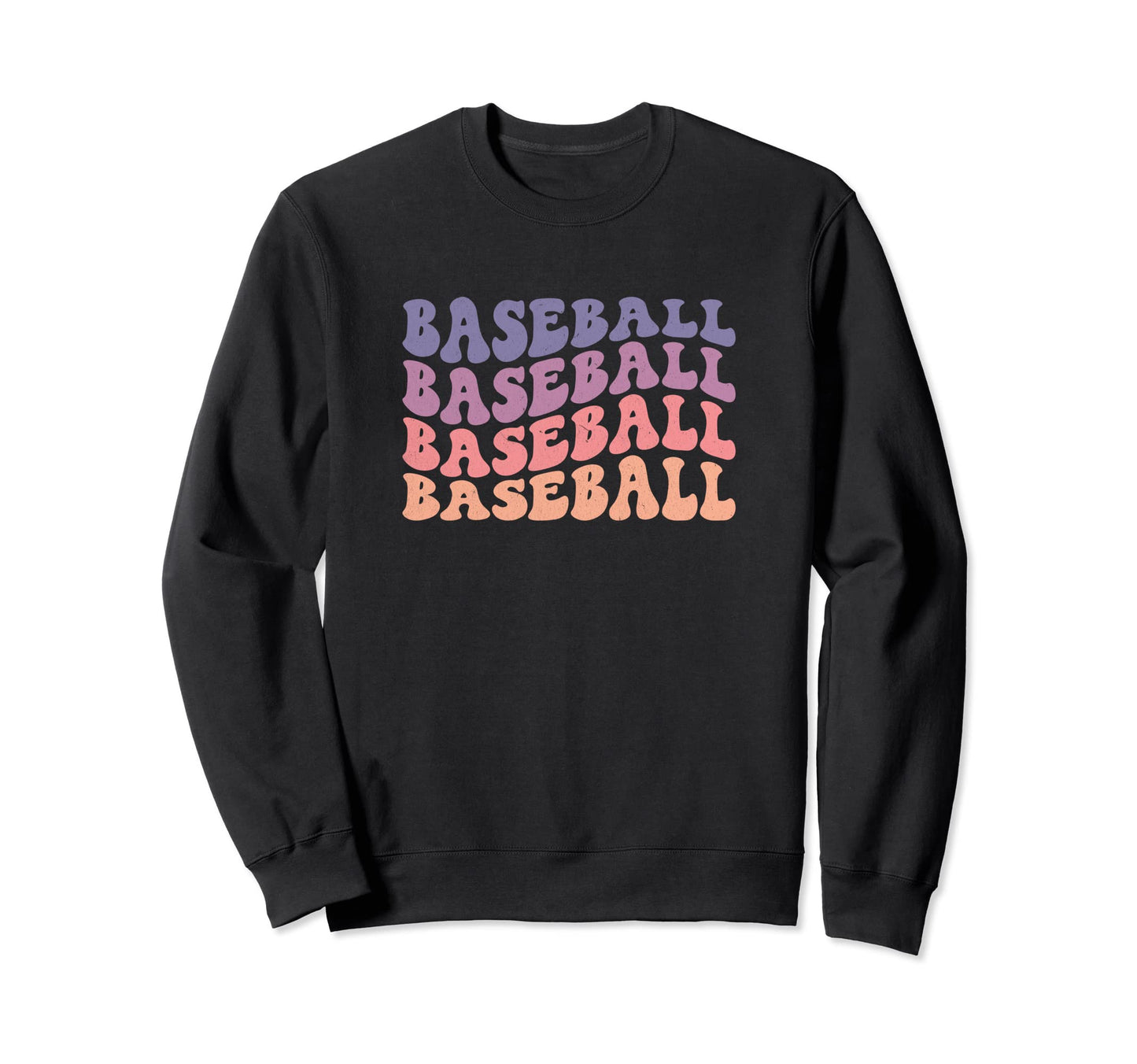 Baseball Season Trendy Mom Sweatshirt - Aesthetic Graphic Men Women - T-Shirt, Sweatshirt, Hoodie