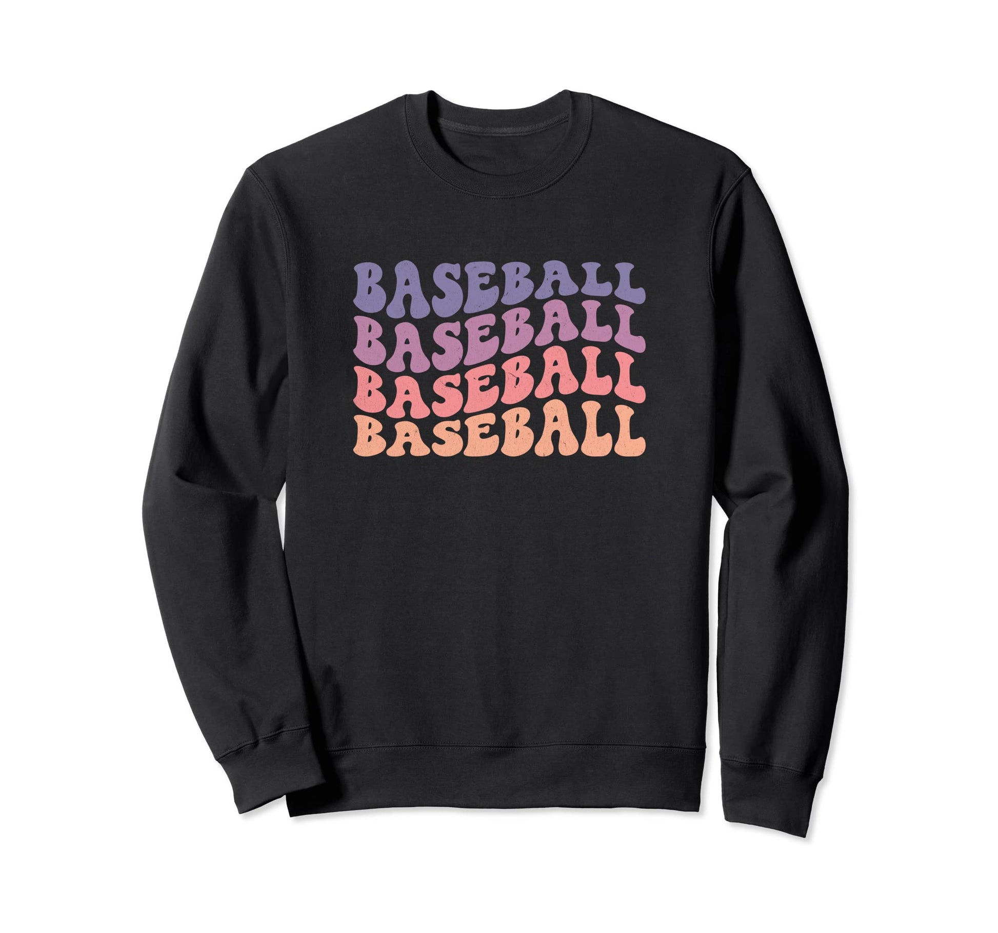 Baseball Season Trendy Mom Sweatshirt - Aesthetic Graphic Men Women - T-Shirt, Sweatshirt, Hoodie