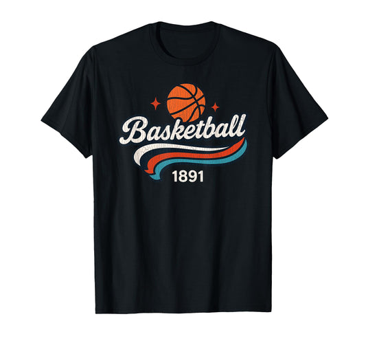 Basketball 1891 Sports Varsity T-Shirt - Unique Graphic Unisex - T-Shirt, Sweatshirt, Hoodie