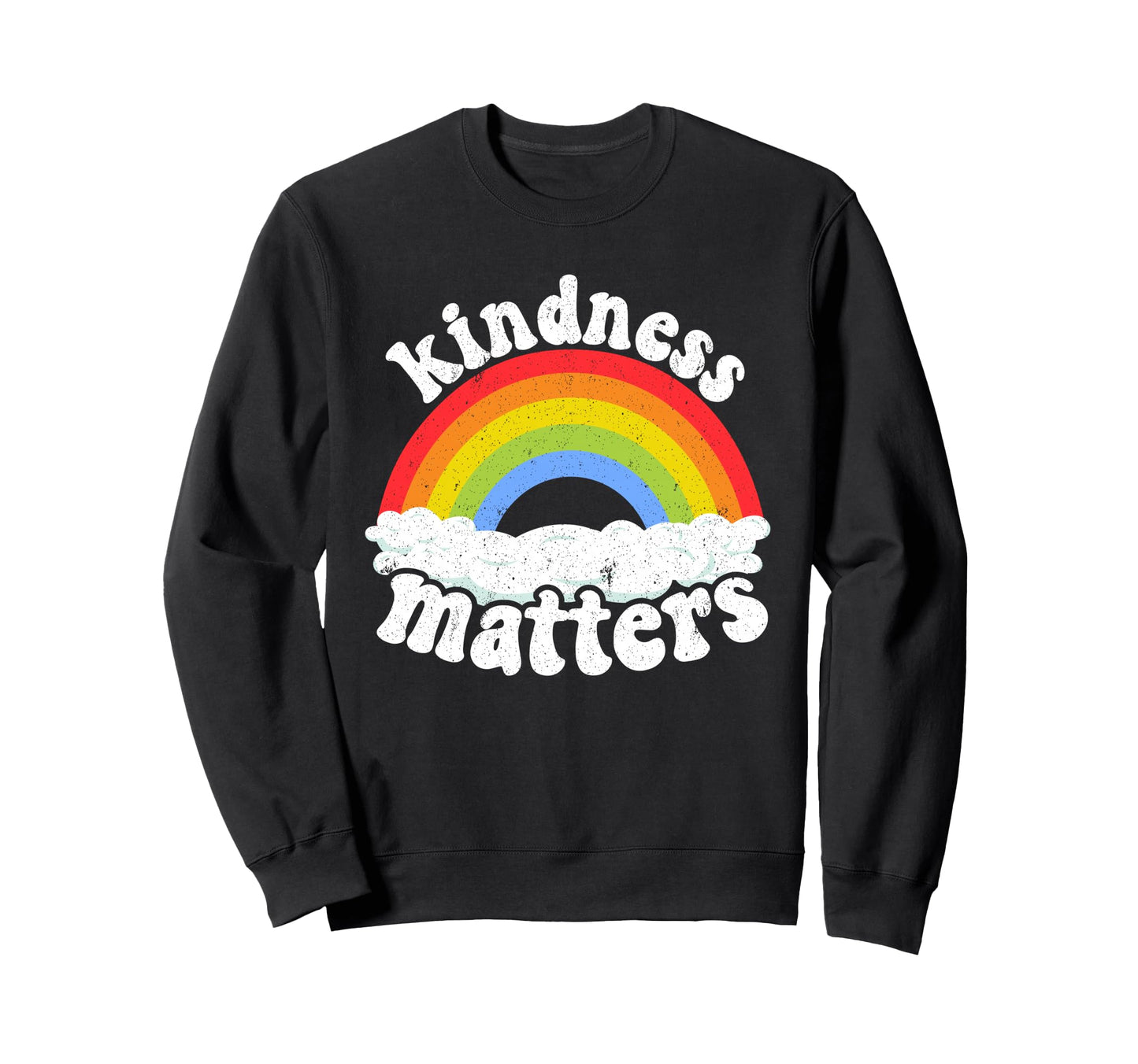 Positive Anti Bullying Rainbow Sped Sweatshirt - Graphic Print Unisex - T-Shirt, Sweatshirt, Hoodie