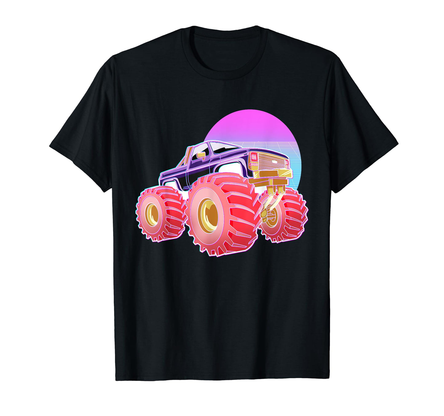 Monster Truck Japanese Otaku Aesthetic T-Shirt - Graphic Print Men Women - T-Shirt, Sweatshirt, Hoodie