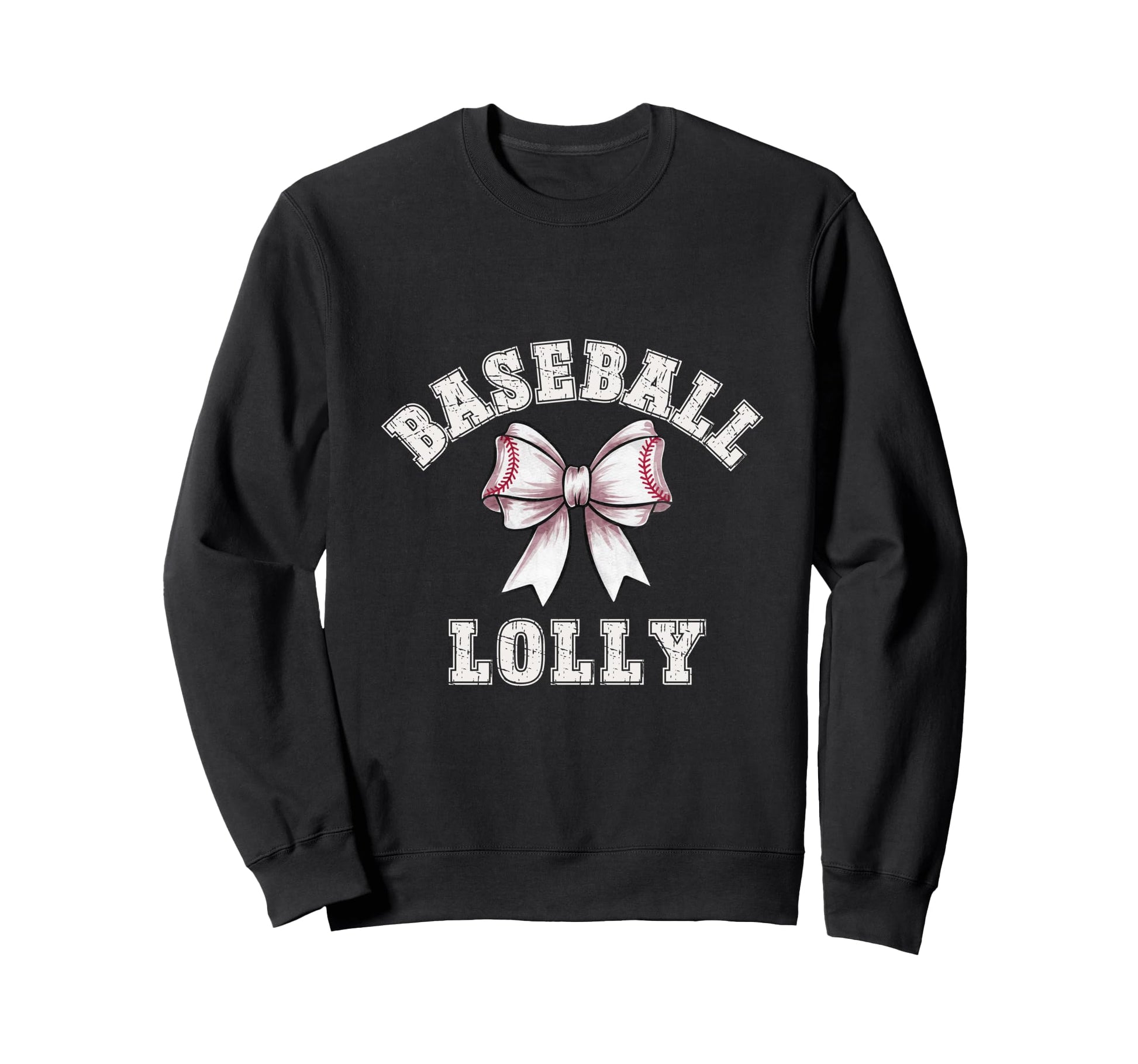 Coquette Baseball Lolly Bow Game Day Sweatshirt - Fun Novelty Design Unisex - T-Shirt, Sweatshirt, Hoodie