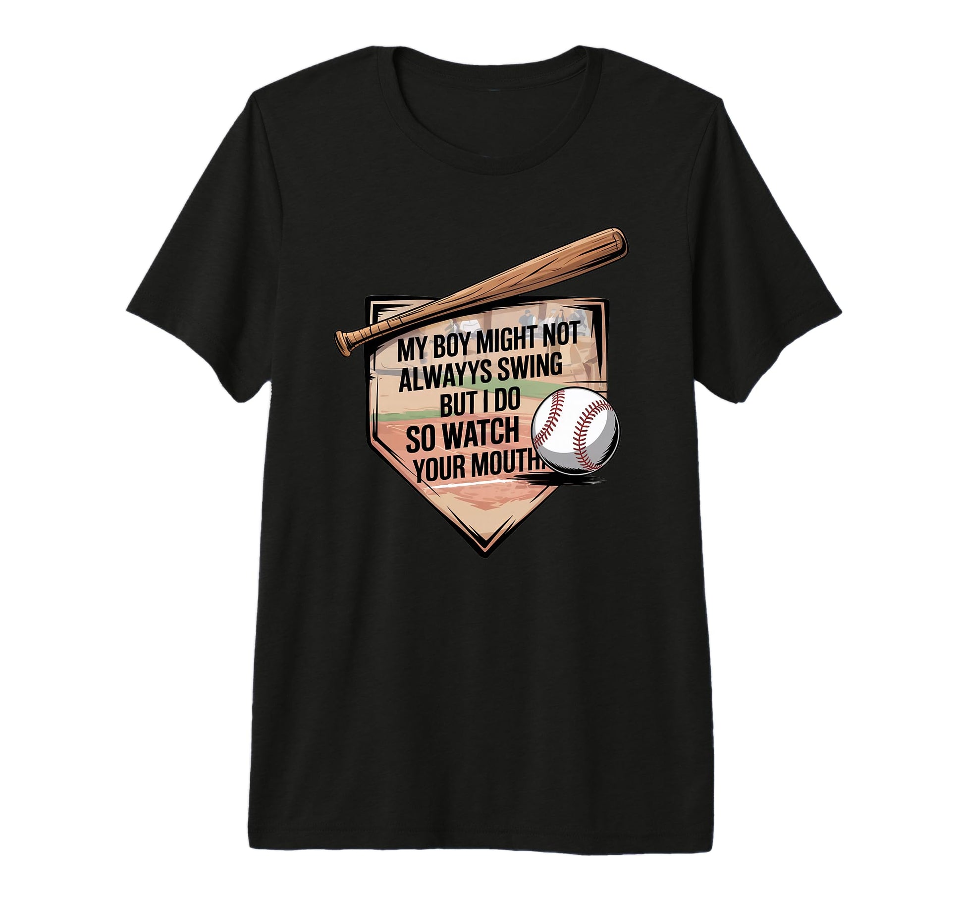 Baseball Mom Baseball Parent Pride T-Shirt - Aesthetic Graphic for Adults - T-Shirt, Sweatshirt, Hoodie