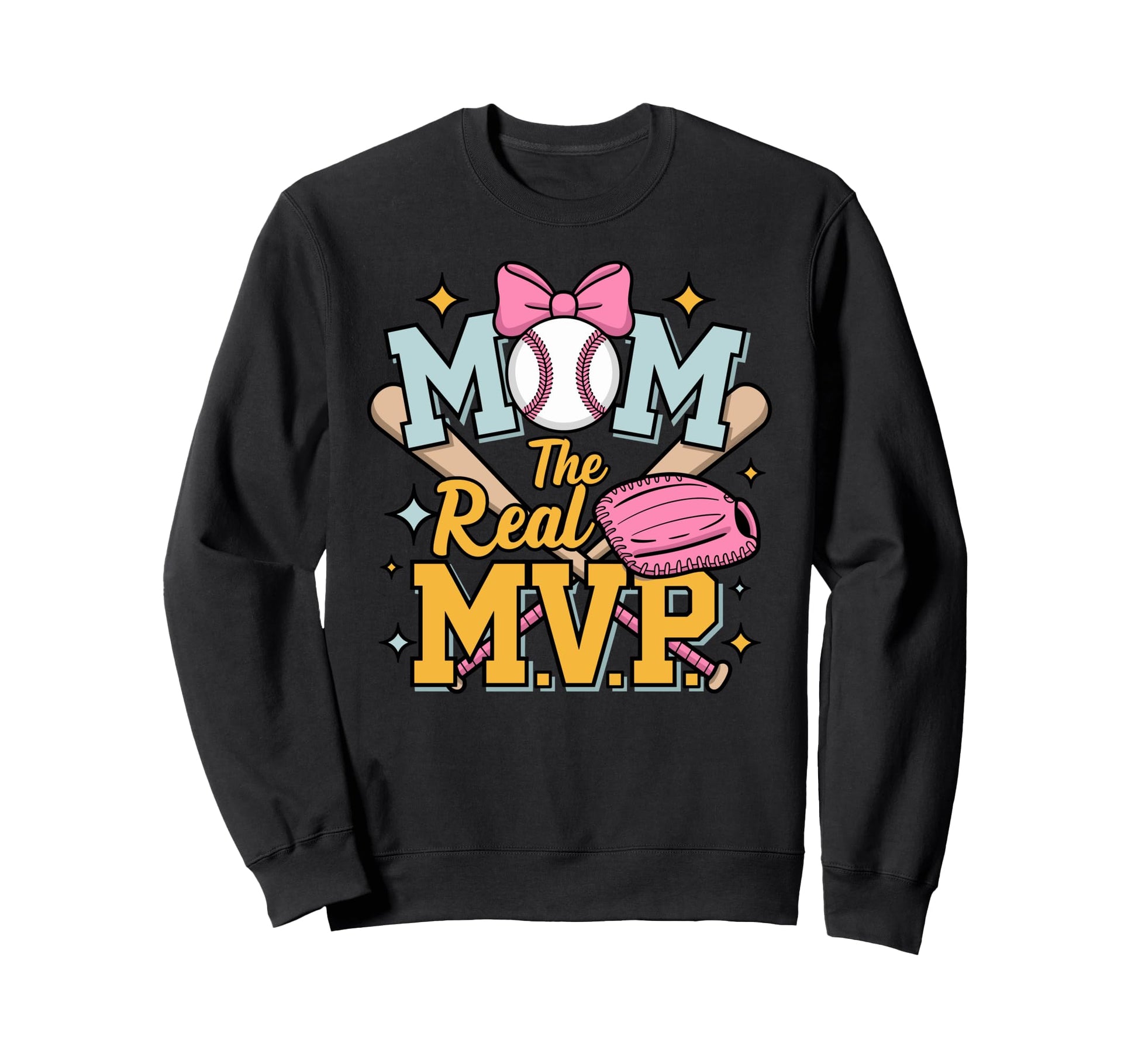 Mom Real Most Valuable Person Sweatshirt - Minimalist Print Men Women - T-Shirt, Sweatshirt, Hoodie
