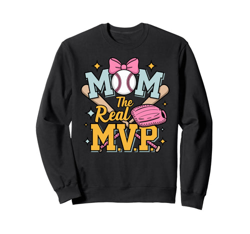 Mom Real Most Valuable Person Sweatshirt - Minimalist Print Men Women - T-Shirt, Sweatshirt, Hoodie