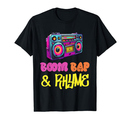 Hip Hop Old School 90S Music Rap T-Shirt - Aesthetic Graphic for Adults - T-Shirt, Sweatshirt, Hoodie