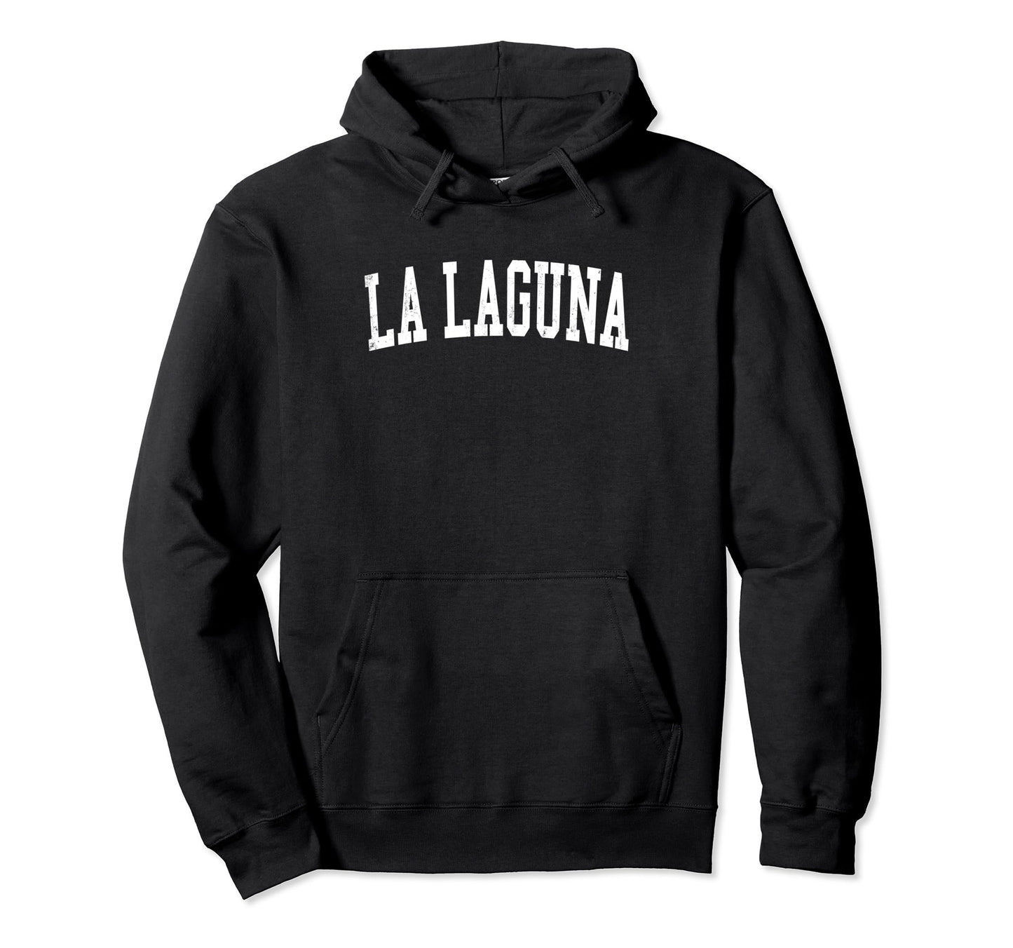 La Laguna Mexico Distressed White Varsity Hoodie - Streetwear Style Unisex - T-Shirt, Sweatshirt, Hoodie