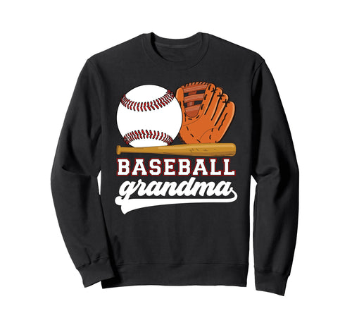 Baseball Grandma Proud Grandma Sweatshirt - Minimalist Print Men Women - T-Shirt, Sweatshirt, Hoodie