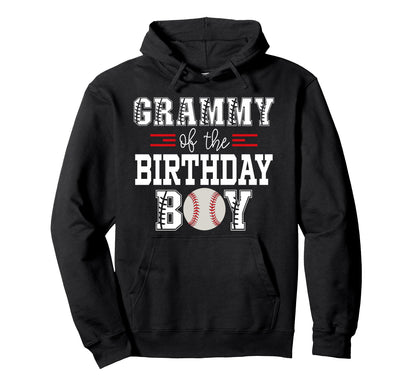 Grammy Birthday Baseball Lover First Hoodie - Casual Everyday Wear Unisex - T-Shirt, Sweatshirt, Hoodie