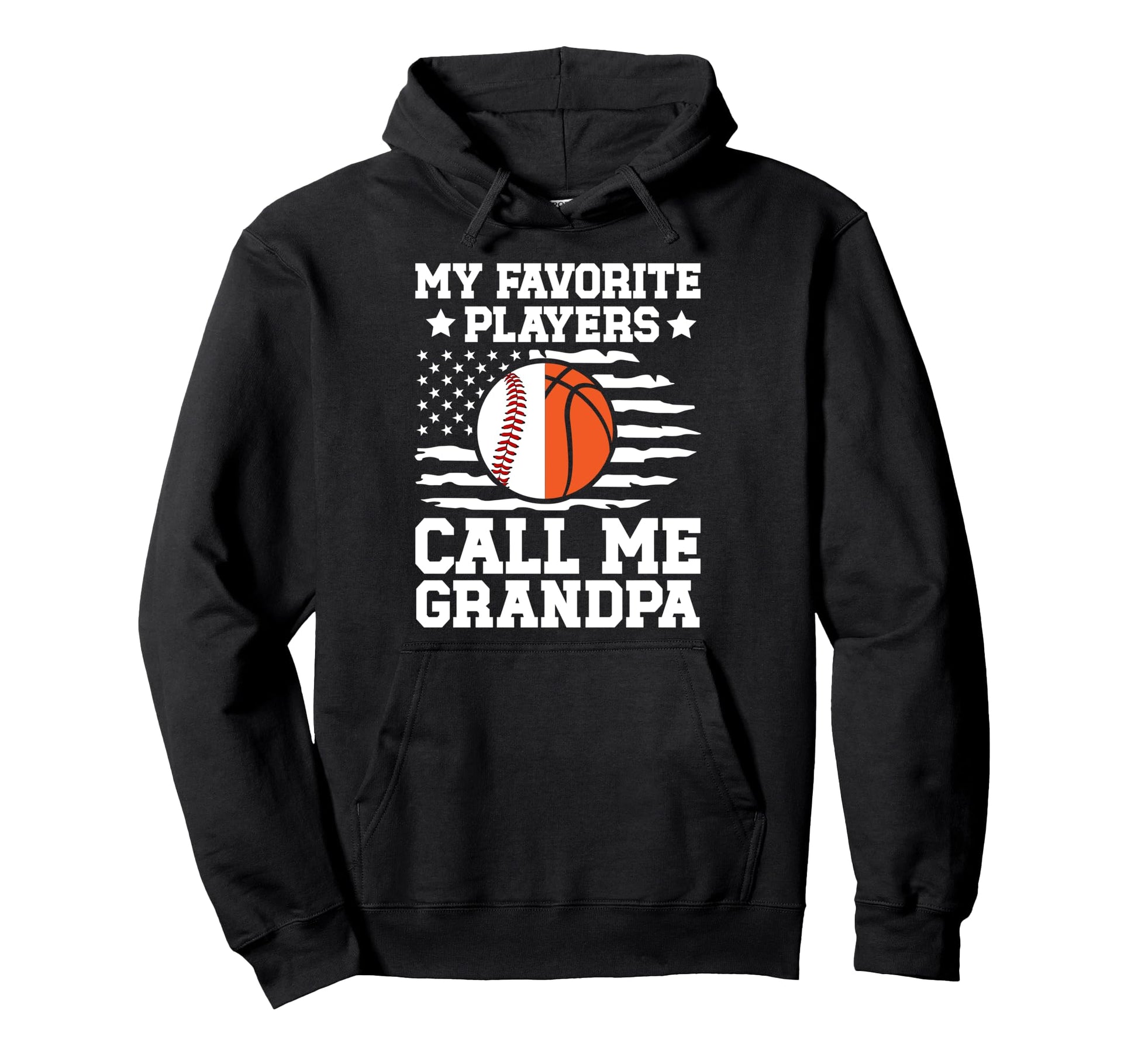 Favorite Players Call Me Grandpa Hoodie - Trendy Graphic for Adults - T-Shirt, Sweatshirt, Hoodie
