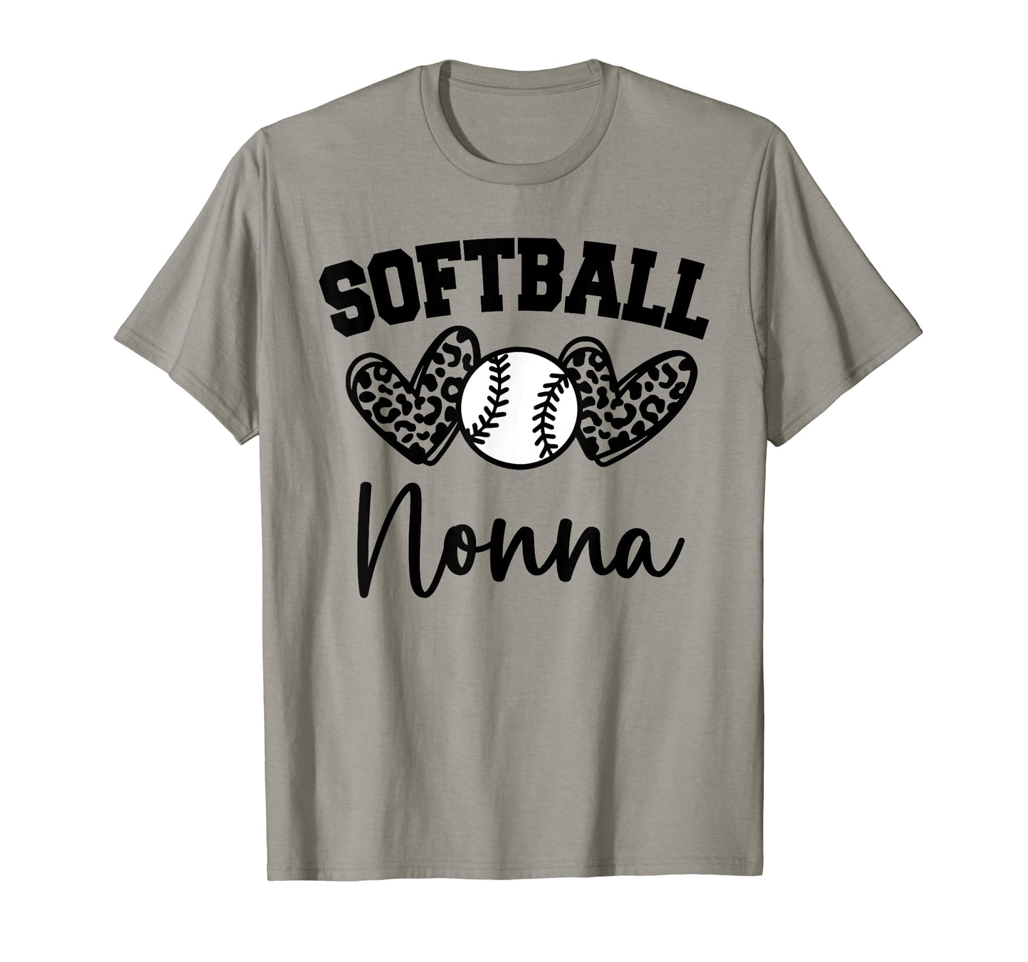 Personalized Baseball Heart Nonna T-Shirt - Streetwear Style for Adults - T-Shirt, Sweatshirt, Hoodie
