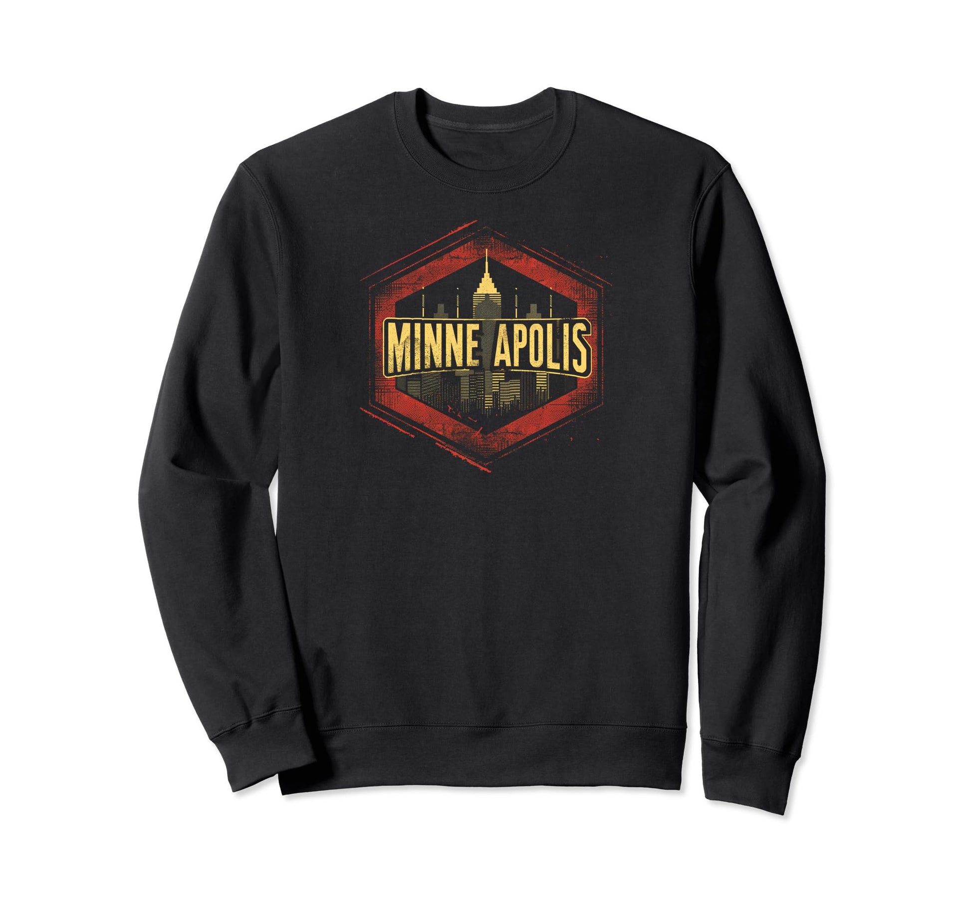 Minneapolis Grit 90S Grunge Sweatshirt - Unique Graphic Men Women - T-Shirt, Sweatshirt, Hoodie