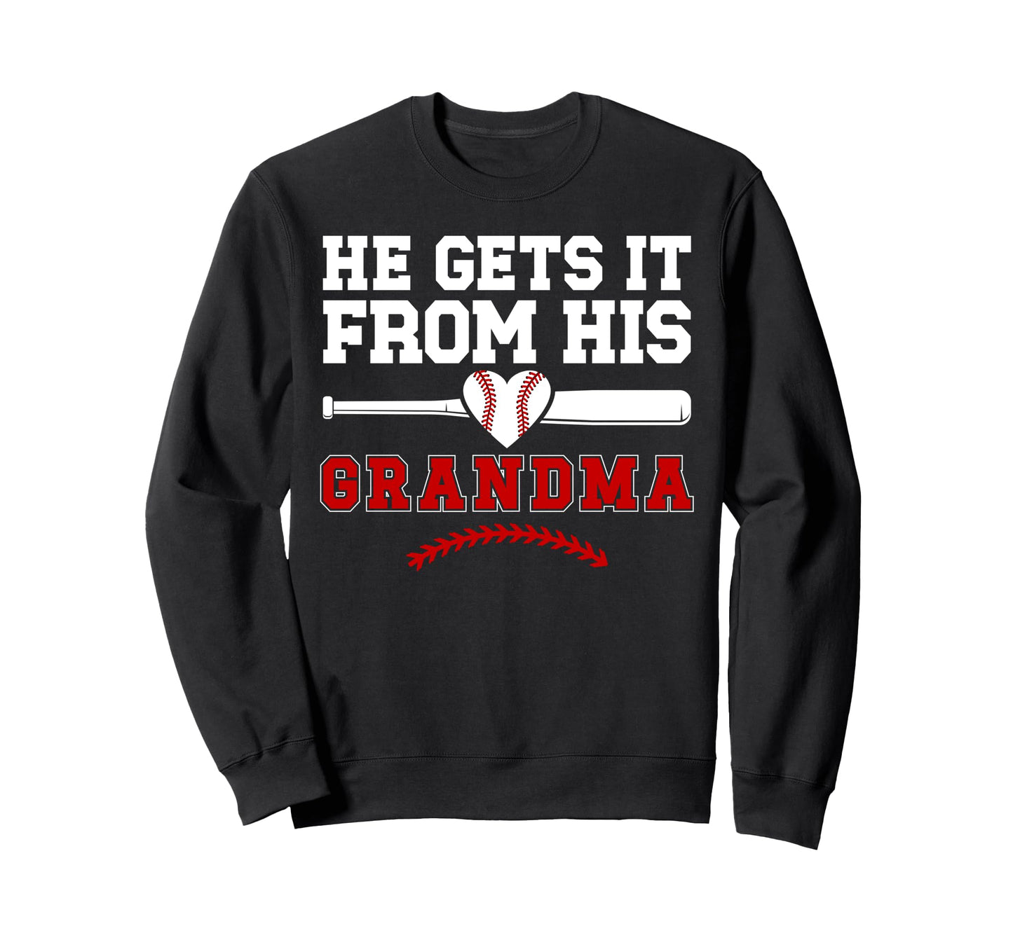 Proud Baseball Grandma Baseball Sweatshirt - Streetwear Style Unisex - T-Shirt, Sweatshirt, Hoodie