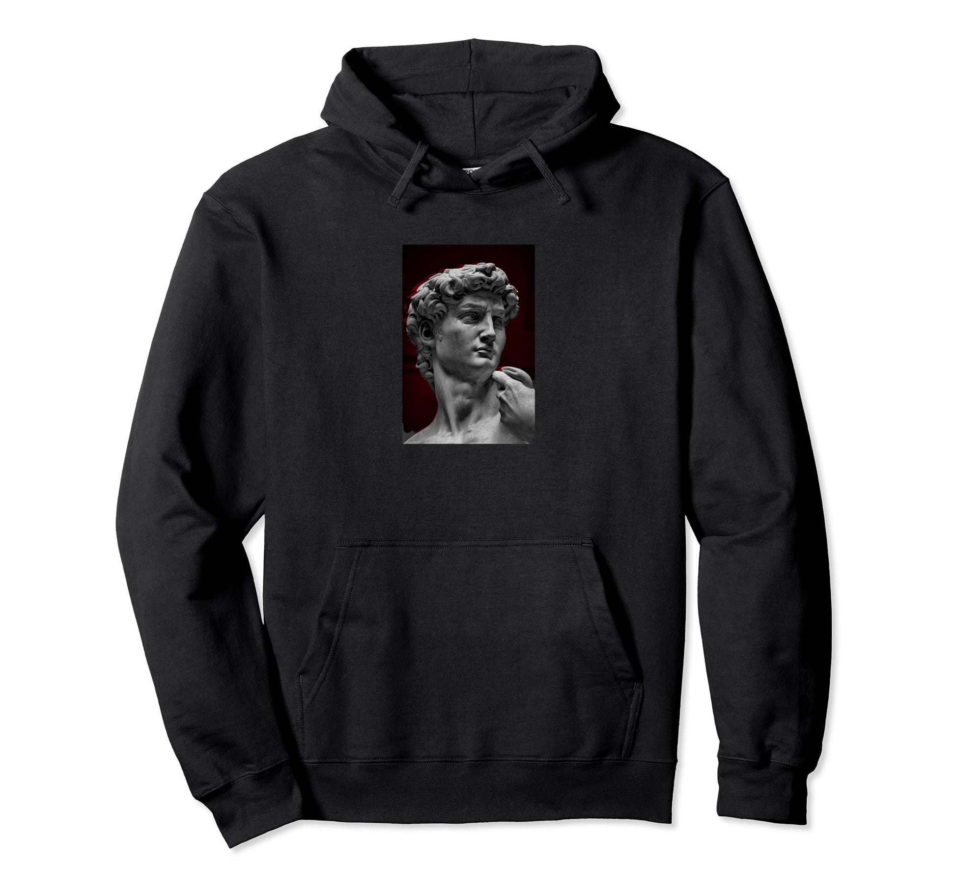 Aesthetic Sad Michaelangelo Statue Davids Hoodie - Minimalist Print Unisex - T-Shirt, Sweatshirt, Hoodie