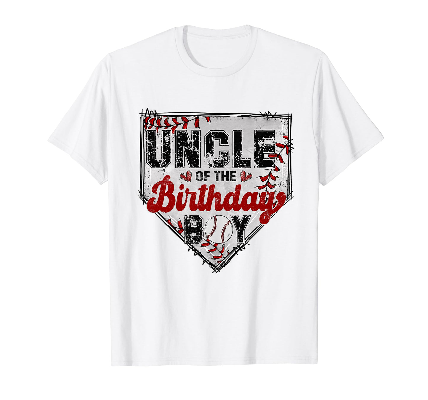 Uncle Birthday Baseball Lover Family T-Shirt - Trendy Graphic Unisex - T-Shirt, Sweatshirt, Hoodie