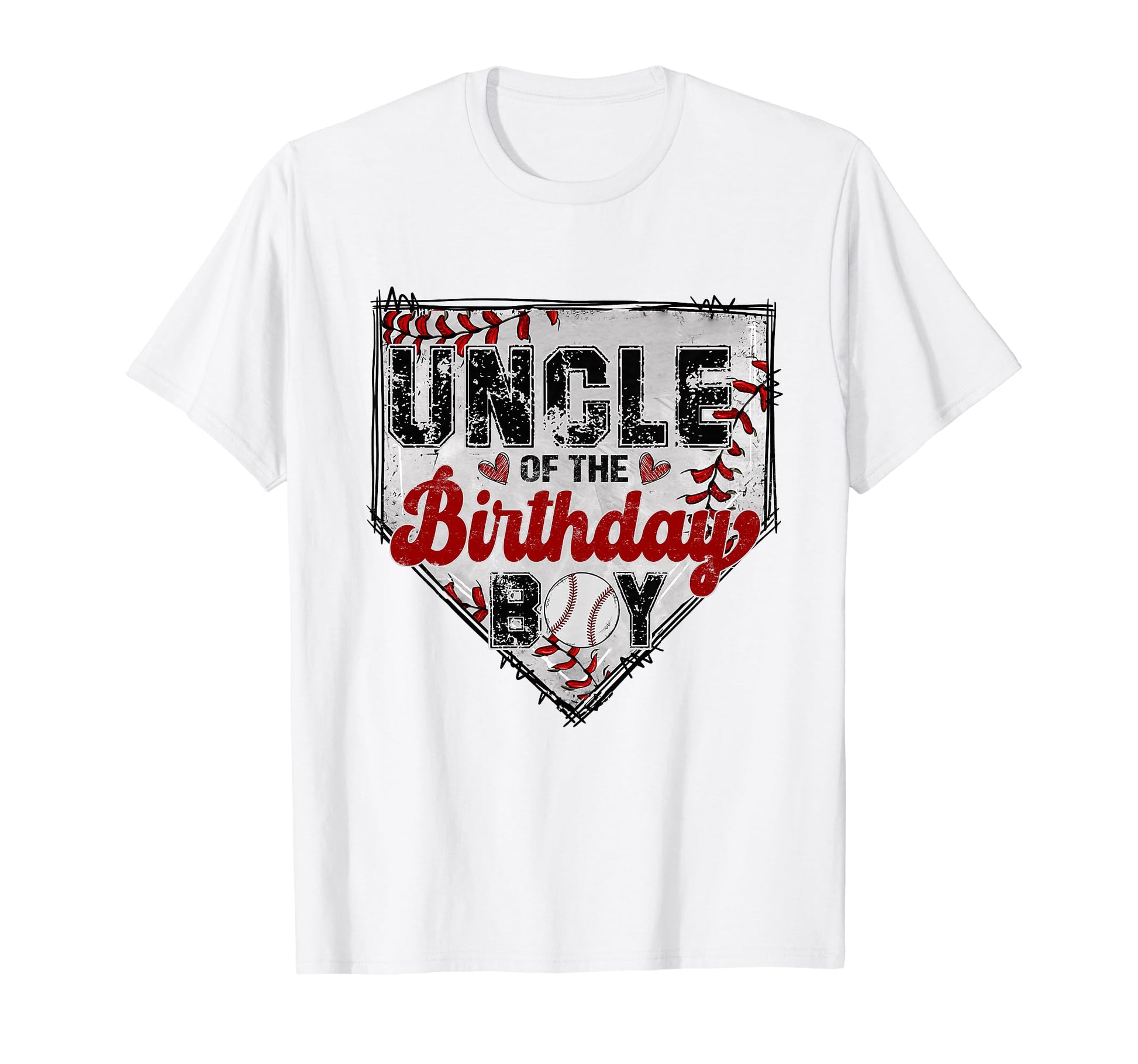 Uncle Birthday Baseball Lover Family T-Shirt - Trendy Graphic Unisex - T-Shirt, Sweatshirt, Hoodie