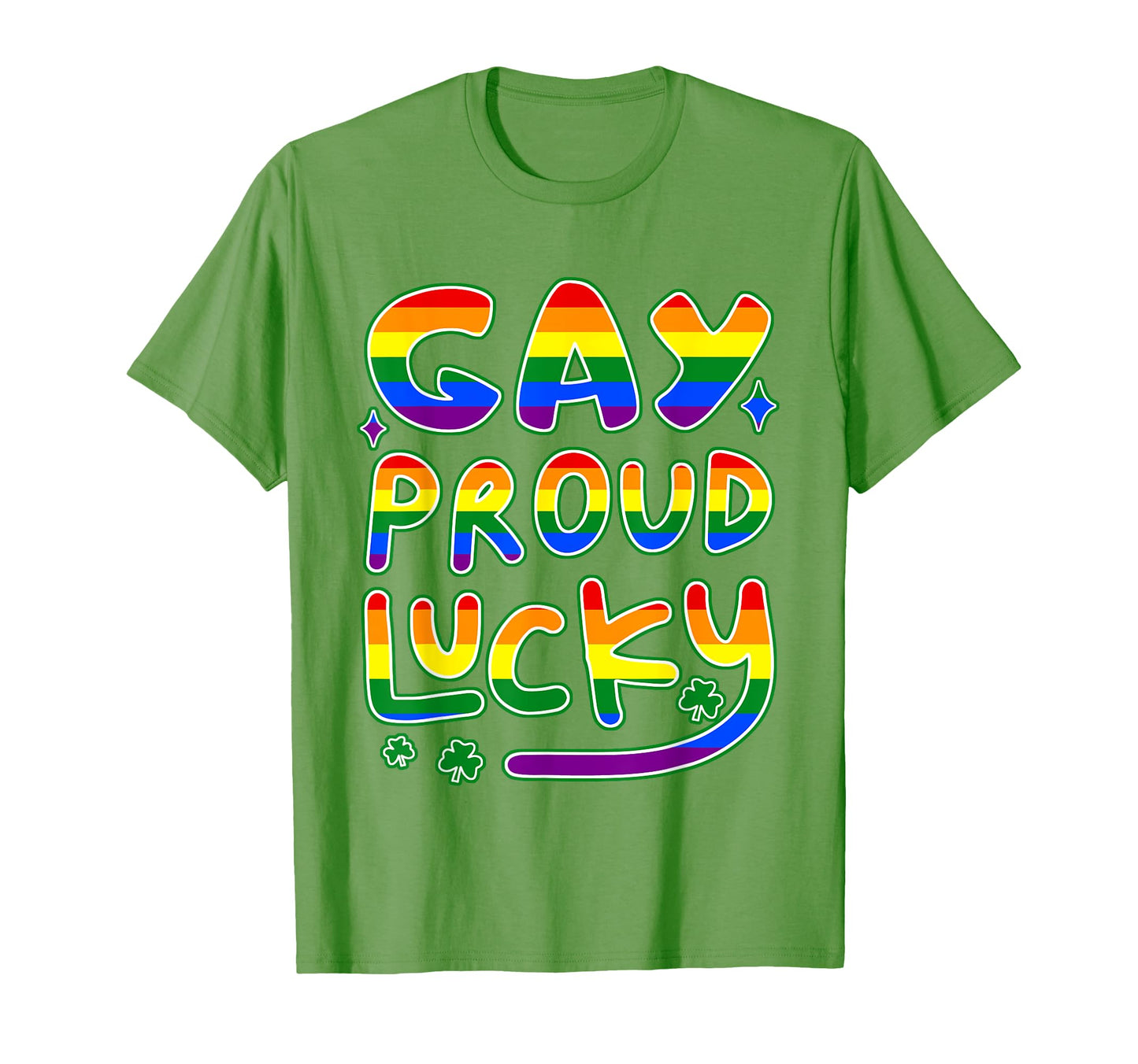 Gay Proud Lucky Funny St Patricks Day Hoodie - Trendy Graphic Men Women - T-Shirt, Sweatshirt, Hoodie