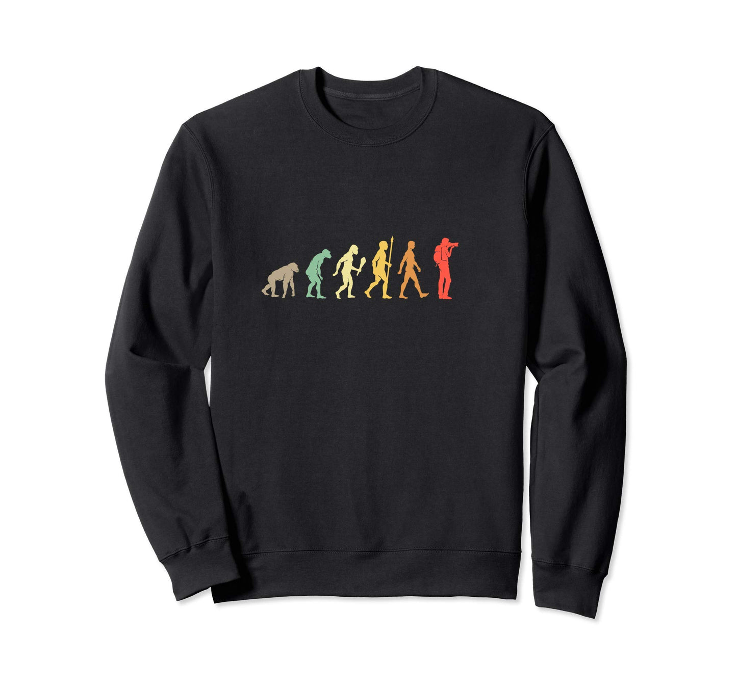 Funny Photographer Evolution Gift Sweatshirt - Aesthetic Graphic Men Women - T-Shirt, Sweatshirt, Hoodie