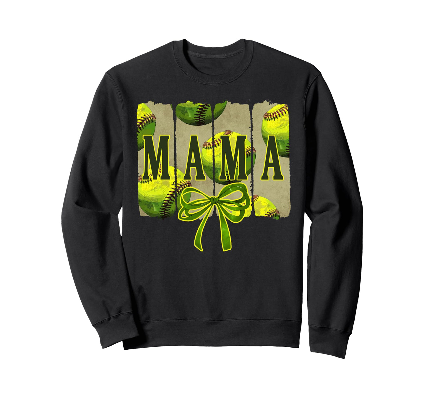 Softball Mama Loud Proud Softball Sweatshirt - Custom Art Print Men Women - T-Shirt, Sweatshirt, Hoodie