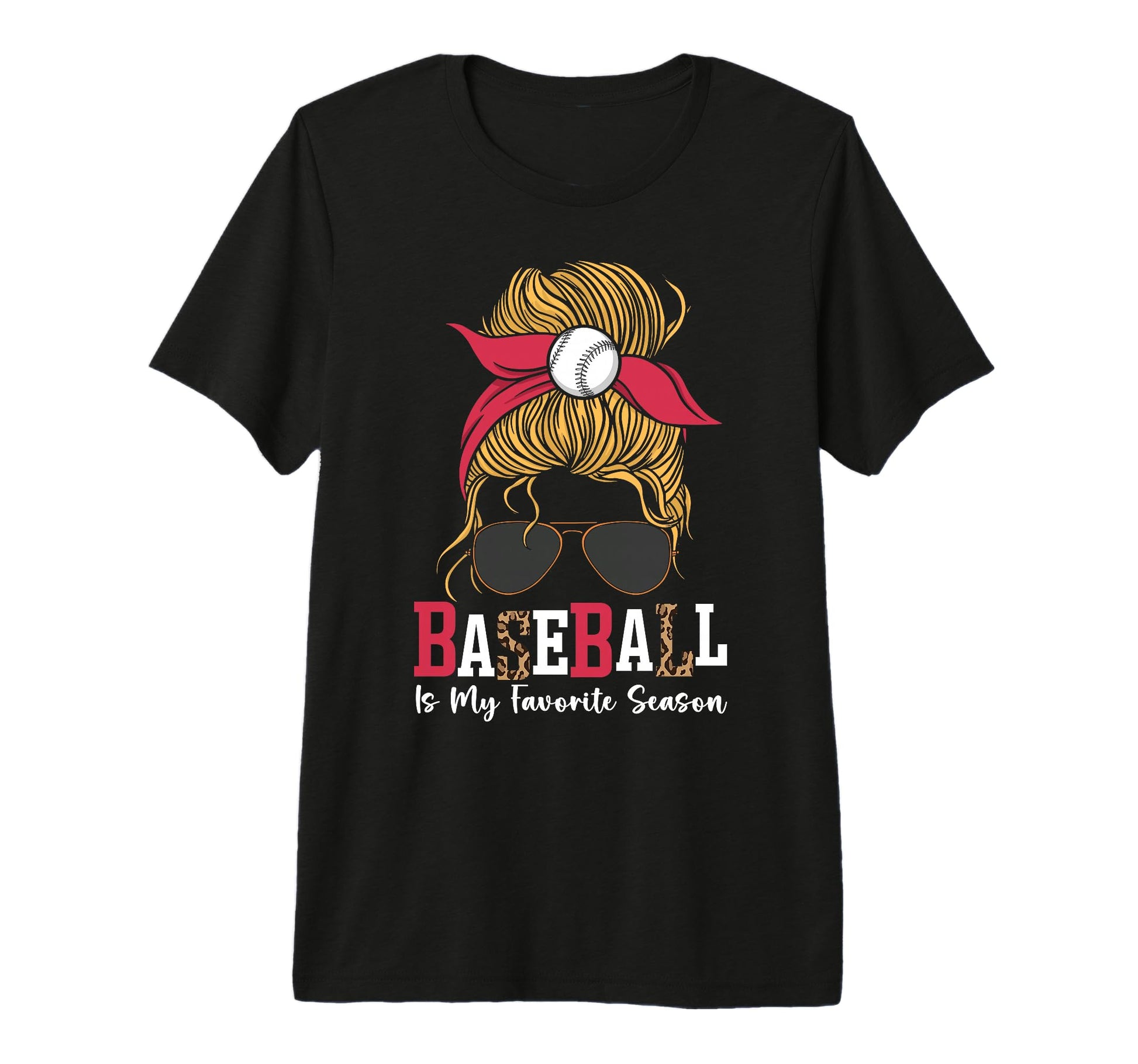 Baseball Is My Favorite Season Messy T-Shirt - Aesthetic Graphic Unisex - T-Shirt, Sweatshirt, Hoodie