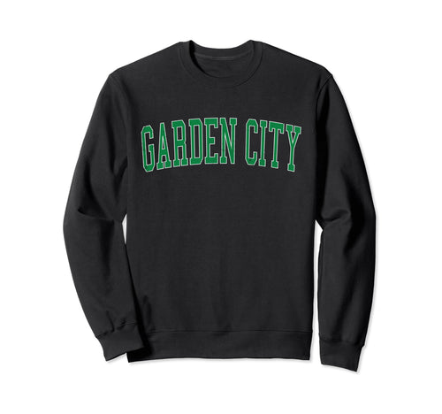 Garden City Ga Distressed Green Sweatshirt - Graphic Print for Adults - T-Shirt, Sweatshirt, Hoodie