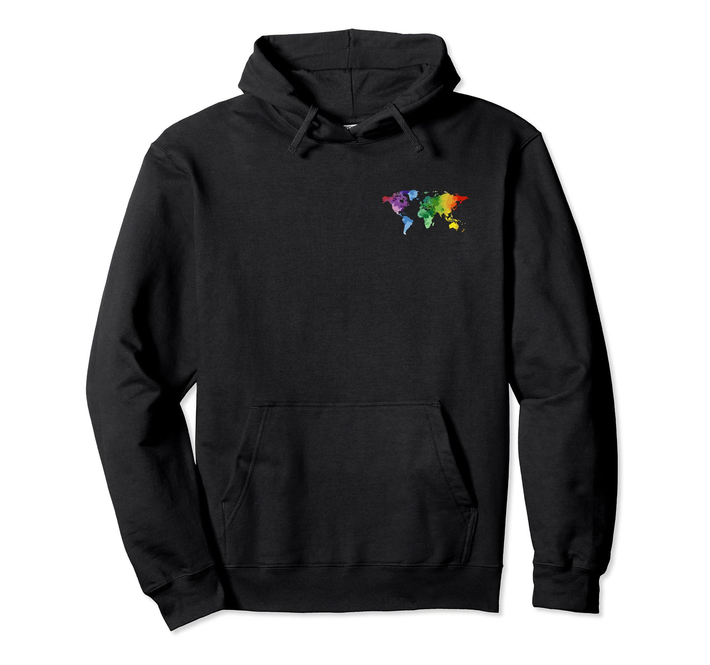 Colorful World Map Gift Summer Love Hoodie - Trendy Graphic Men Women - T-Shirt, Sweatshirt, Hoodie