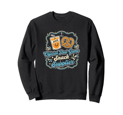 Post Game Snack Supplier T Ball Team Sweatshirt - Novelty Apparel Unisex - T-Shirt, Sweatshirt, Hoodie