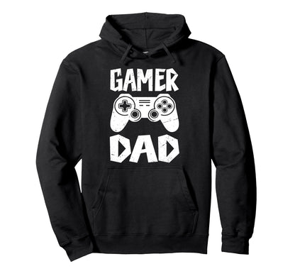 Funny Gamer Dad Fathers Day 2025 Hoodie - Aesthetic Graphic for Adults - T-Shirt, Sweatshirt, Hoodie