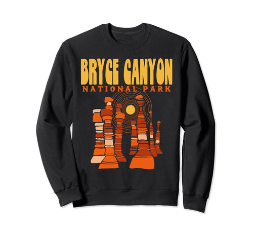 Bryce Canyon National Park Hoo Doo Sweatshirt - Minimalist Print for Adults - T-Shirt, Sweatshirt, Hoodie