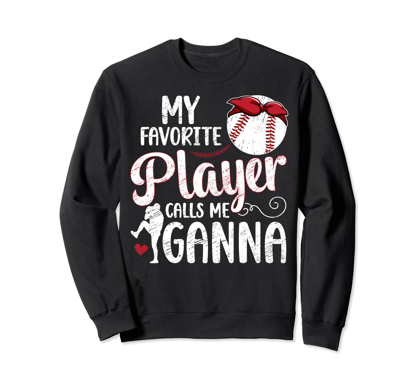 My Favorite Baseball Player Ganna Sweatshirt - Custom Art Print for Adults - T-Shirt, Sweatshirt, Hoodie