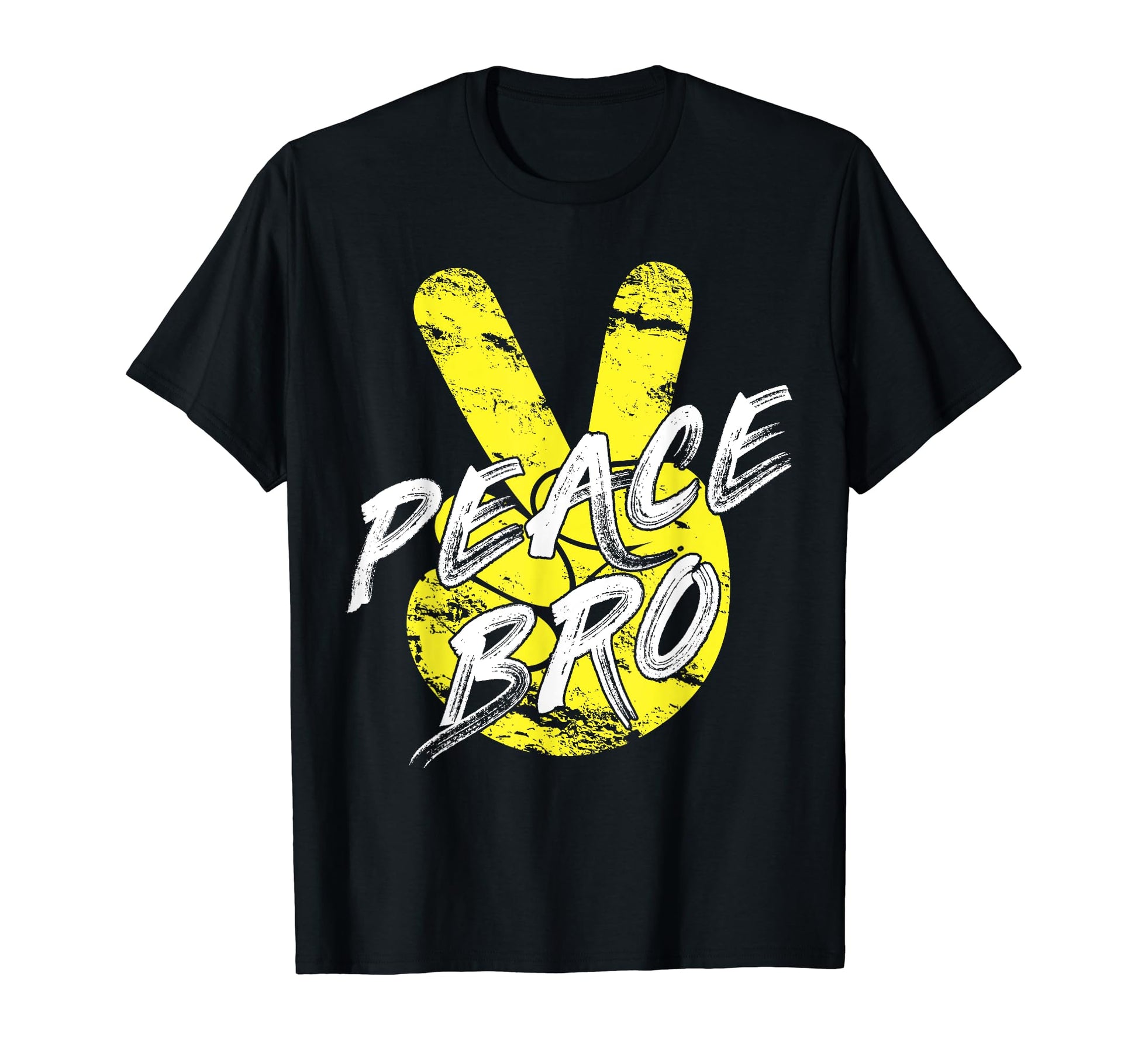 Peace Bro Peace Sign Peace Love Earth T-Shirt - Fun Novelty Design Unisex - T-Shirt, Sweatshirt, Hoodie