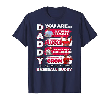 Mike Trout Angels Daddy You Are T-Shirt - Unique Graphic for Adults - T-Shirt, Sweatshirt, Hoodie