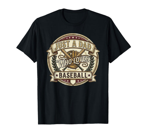 Baseball Dad Funny Sports Father T-Shirt - Novelty Apparel for Adults - T-Shirt, Sweatshirt, Hoodie