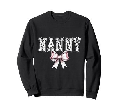 Coquette Baseball Nanny Spirit Sweatshirt - Fun Novelty Design Men Women - T-Shirt, Sweatshirt, Hoodie