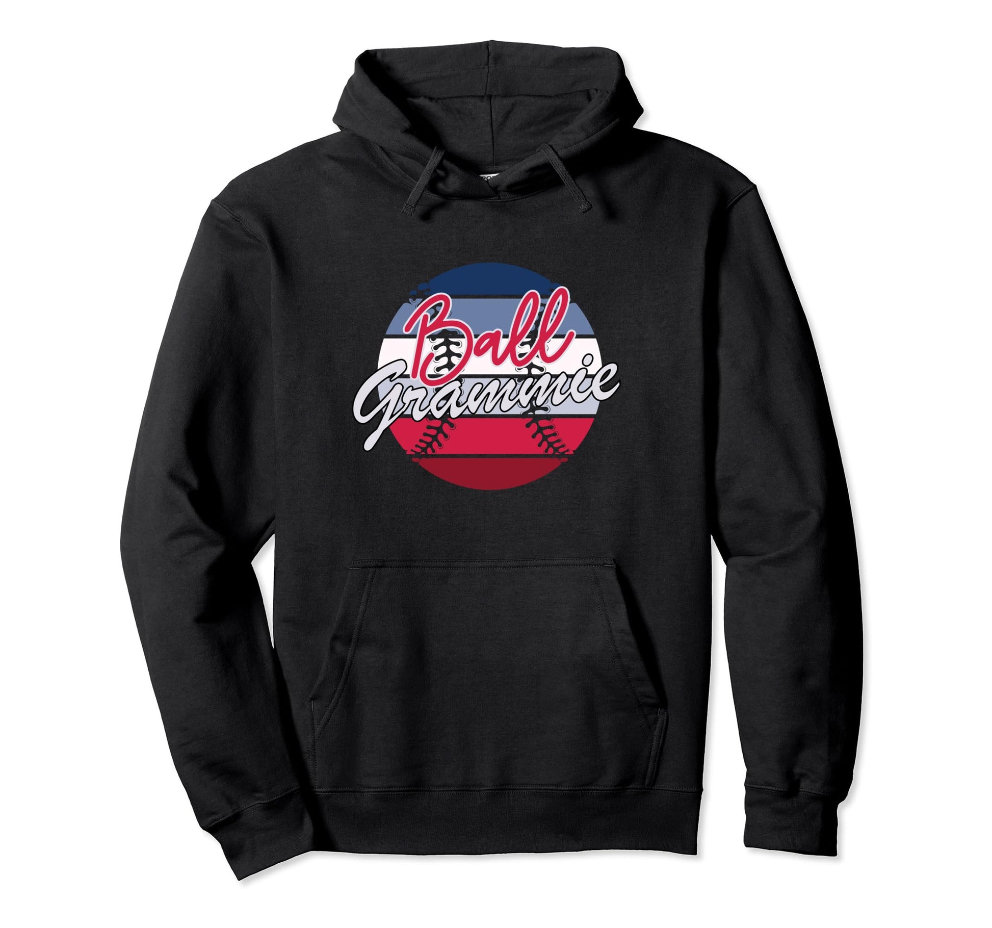 Ball Grammie Baseball Softball Grammie Hoodie - Graphic Print Men Women - T-Shirt, Sweatshirt, Hoodie