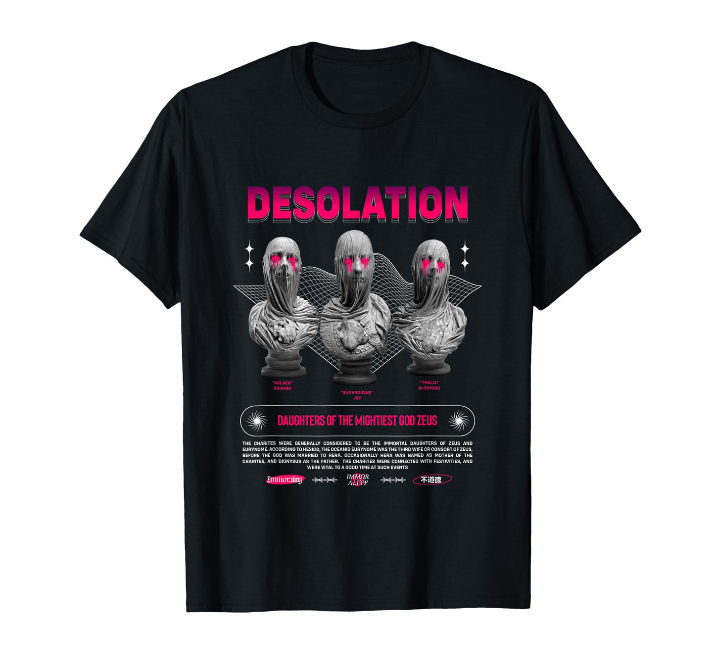 Charites Desolation Aesthetic Edgy T-Shirt - Novelty Apparel Unisex - T-Shirt, Sweatshirt, Hoodie