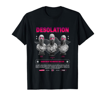 Charites Desolation Aesthetic Edgy T-Shirt - Novelty Apparel Unisex - T-Shirt, Sweatshirt, Hoodie
