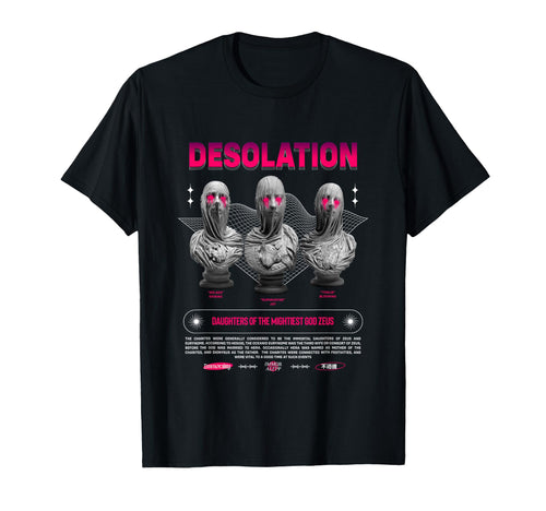 Charites Desolation Aesthetic Edgy T-Shirt - Novelty Apparel Unisex - T-Shirt, Sweatshirt, Hoodie