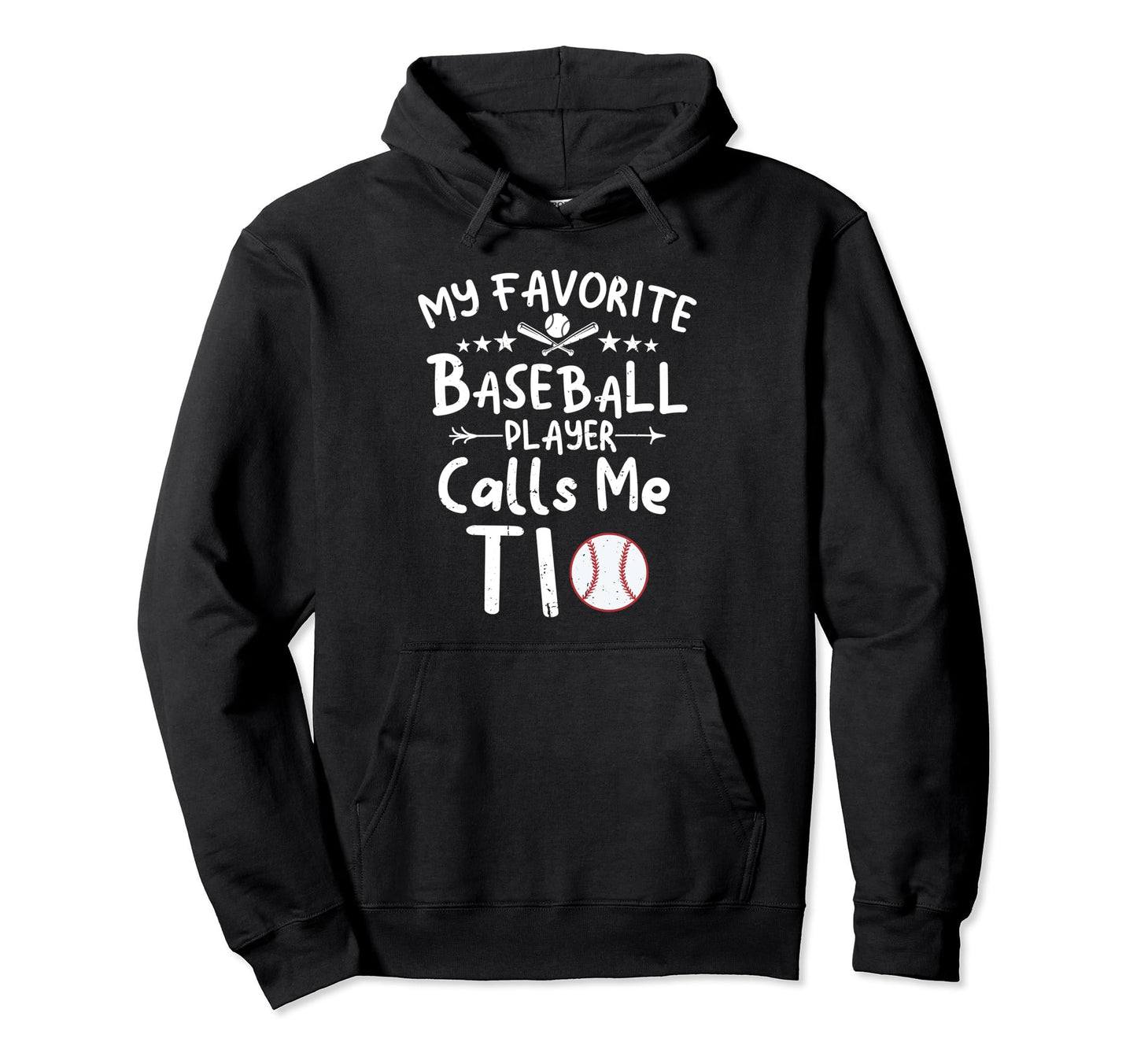 My Favorite Baseball Player Calls Me Tio Hoodie - Graphic Print for Adults - T-Shirt, Sweatshirt, Hoodie