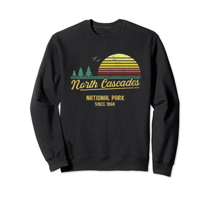 North Cascades 1968 Est National Sweatshirt - Fun Novelty Design Unisex - T-Shirt, Sweatshirt, Hoodie