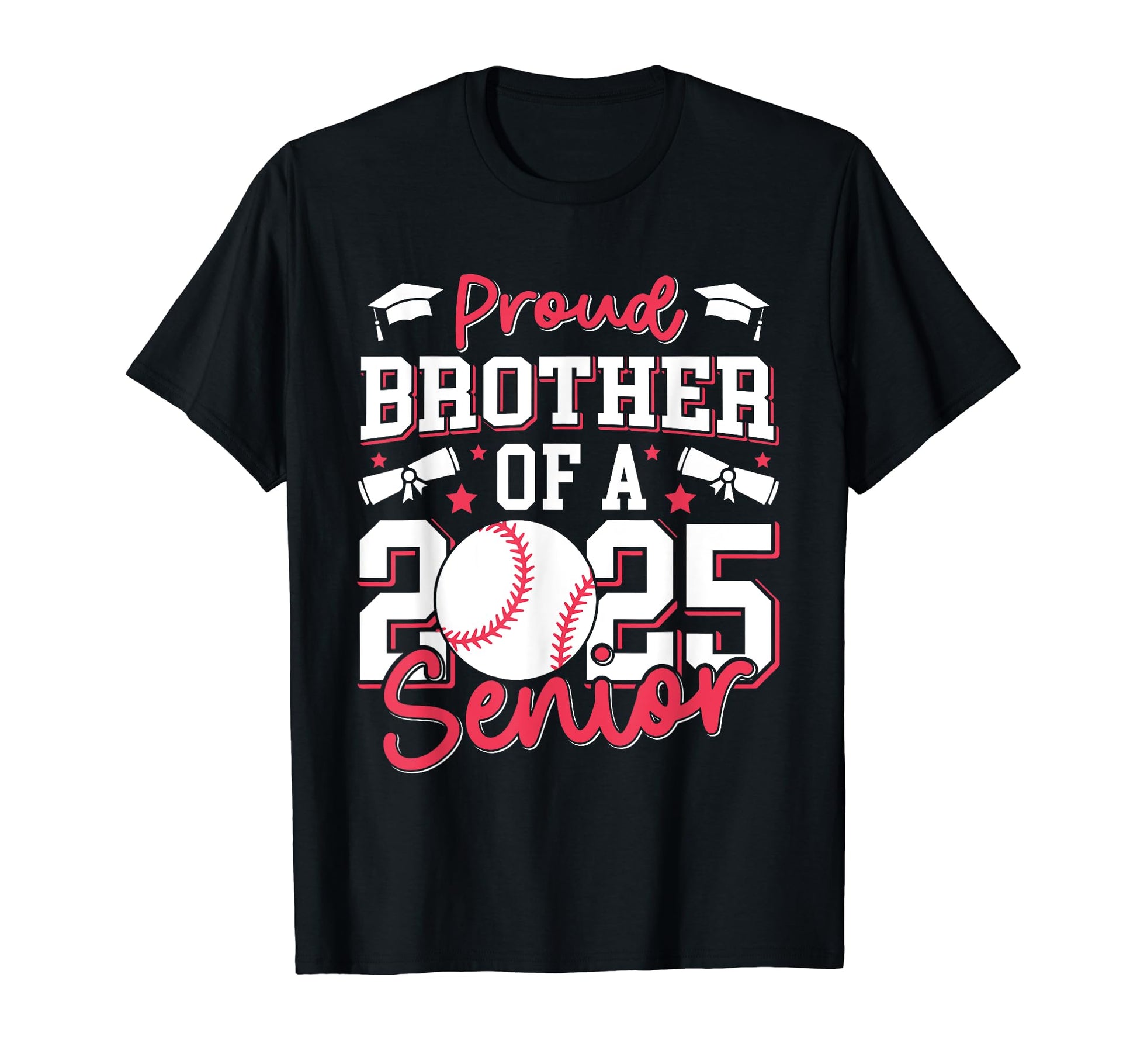 Proud Brother 2025 Class 2025 T-Shirt - Minimalist Print for Adults - T-Shirt, Sweatshirt, Hoodie