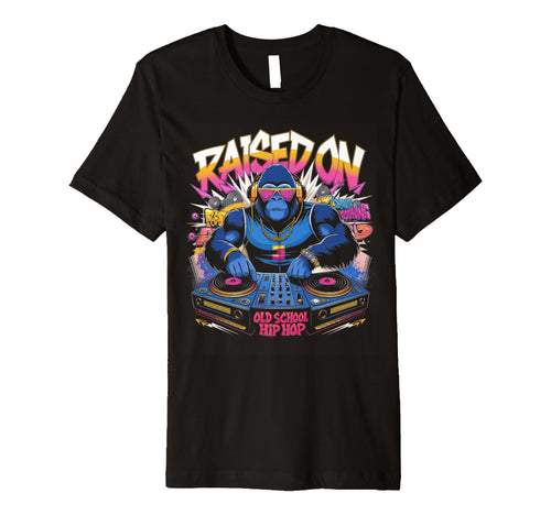 Raised Old School Graffiti Rap Hip Hop T-Shirt - Unique Graphic for Adults - T-Shirt, Sweatshirt, Hoodie