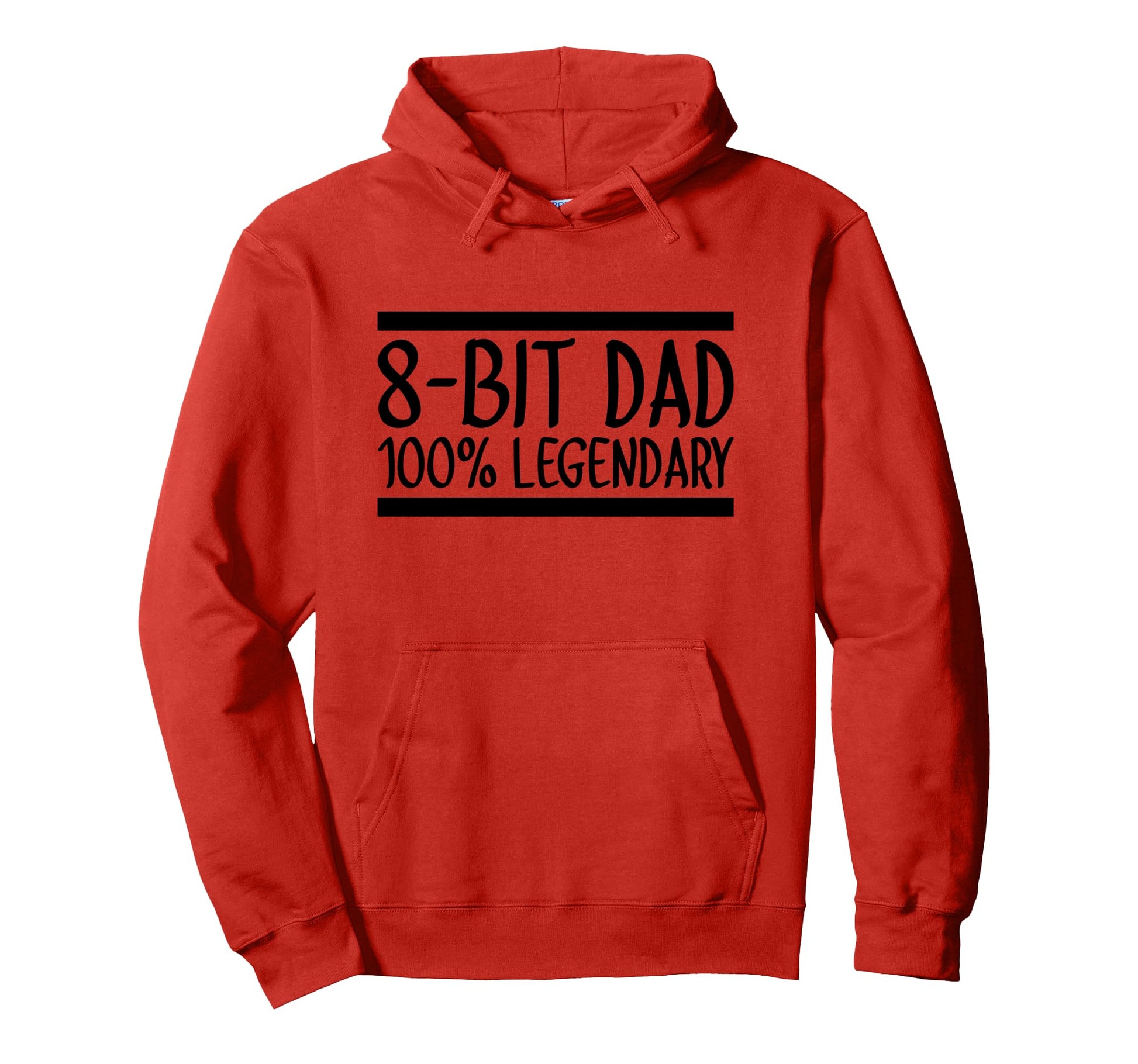 8 Bit Dad 100 Legendary Gaming Video Hoodie - Unique Graphic Men Women - T-Shirt, Sweatshirt, Hoodie