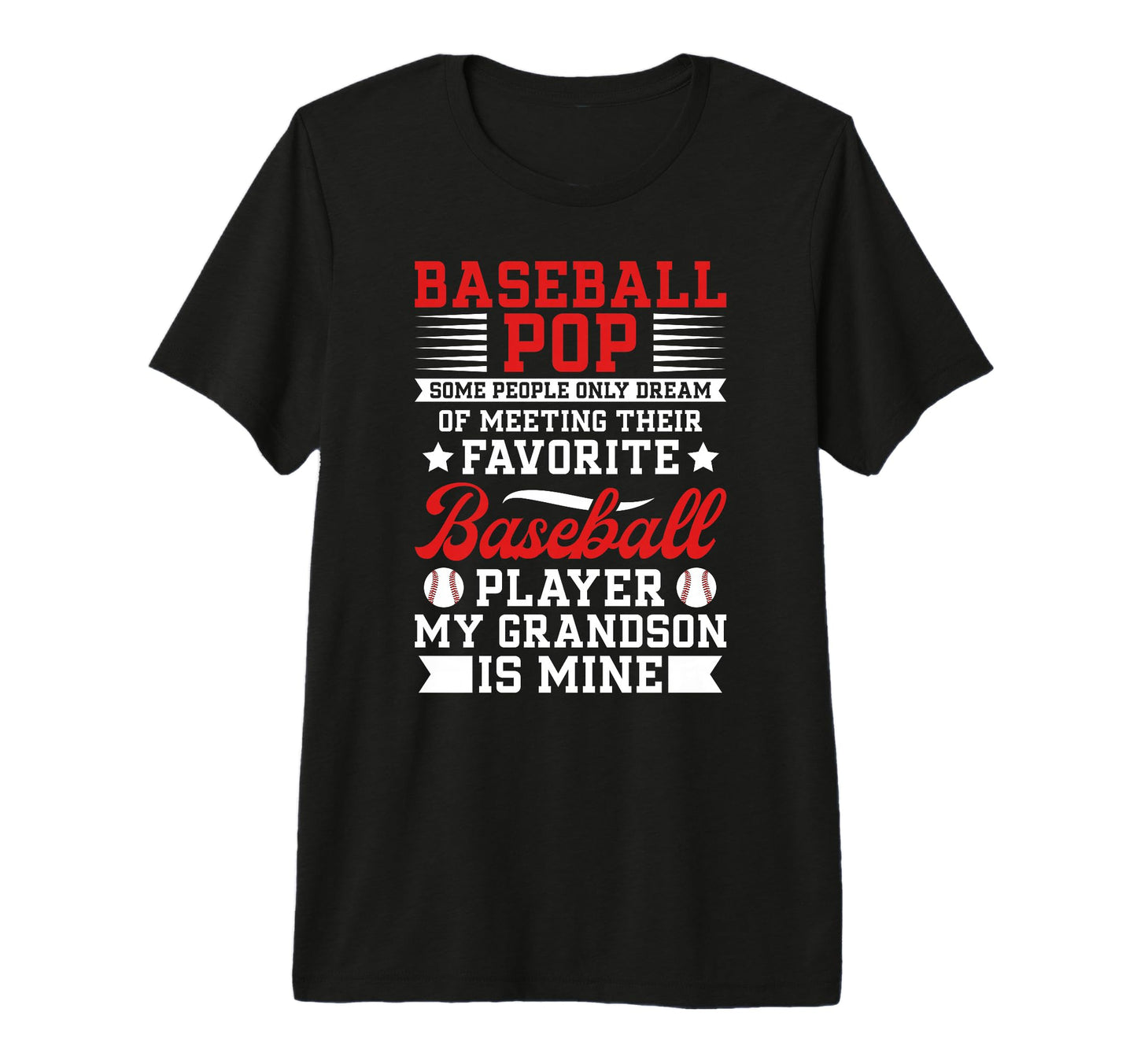 Mens Favorite Baseball Player Pop T-Shirt - Aesthetic Graphic for Adults - T-Shirt, Sweatshirt, Hoodie