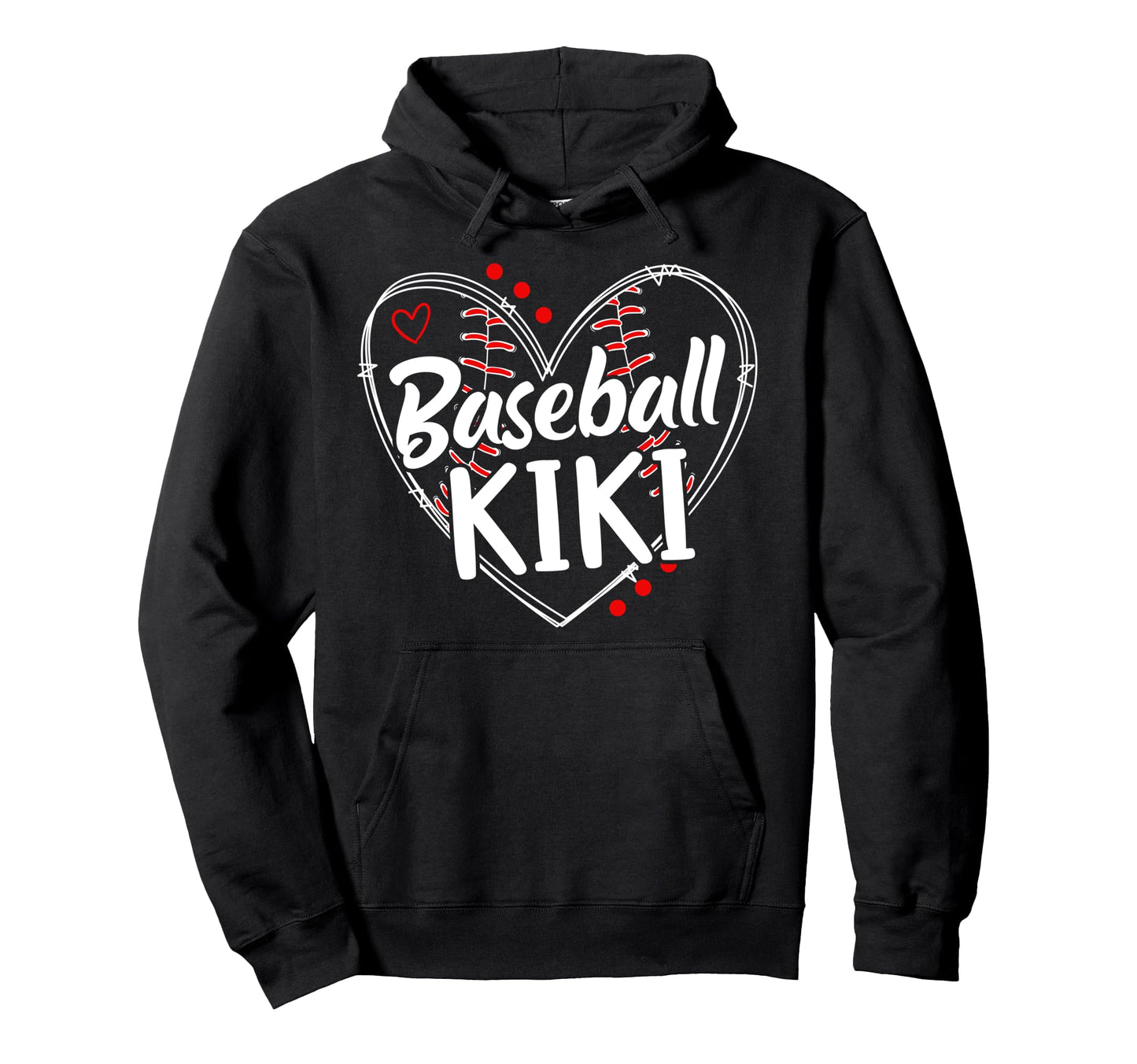 Baseball Kiki Heart Kiki Baseball Player Hoodie - Trendy Graphic Unisex - T-Shirt, Sweatshirt, Hoodie