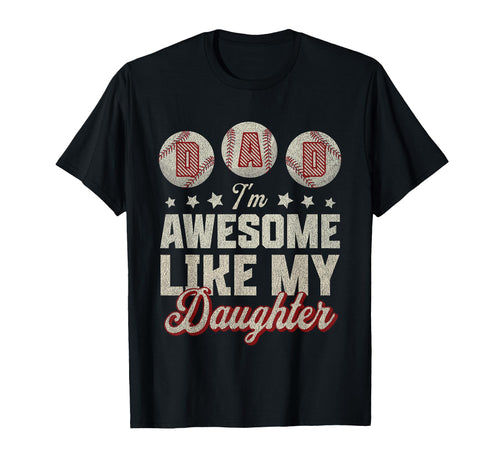 Fathers Day Baseball Dad Im Awesome T-Shirt - Streetwear Style for Adults - T-Shirt, Sweatshirt, Hoodie