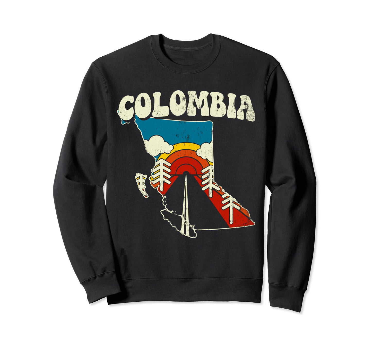Colombia Colombian Country Sweatshirt - Streetwear Style for Adults - T-Shirt, Sweatshirt, Hoodie