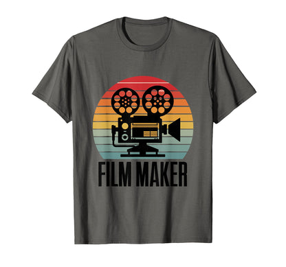 Film Maker Camera Filmmaking Crew T-Shirt - Casual Everyday Wear Men Women - T-Shirt, Sweatshirt, Hoodie