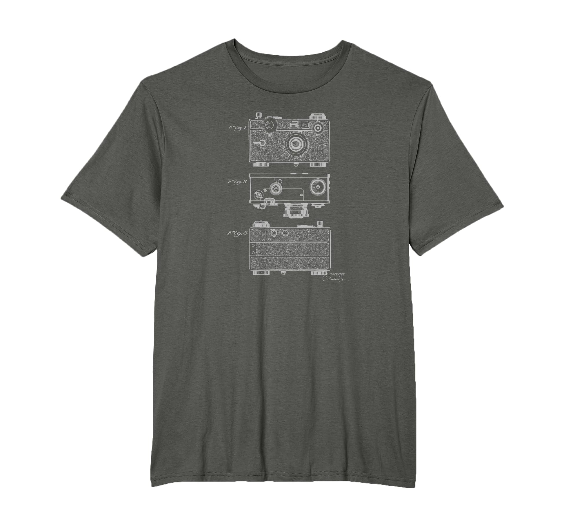 Argus Camera Diagram Mechanical T-Shirt - Graphic Print Unisex - T-Shirt, Sweatshirt, Hoodie
